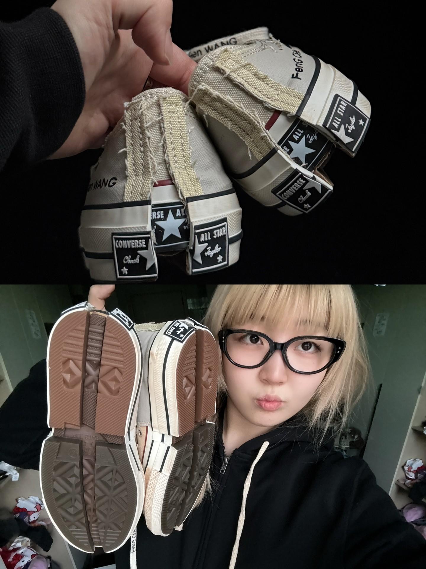 🥺🥺呜呜呜…我的匡威Converse宝宝怎么裂开了…
